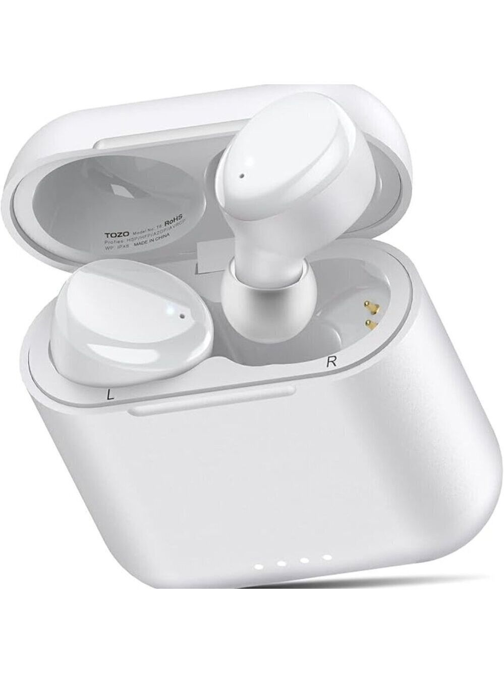 NWT Tozo T6 Wireless Bluetooth Earbuds - White